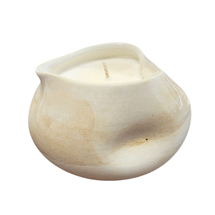 Cannabis Massage Candle ~ Handmade Ceramic Edition 250ml