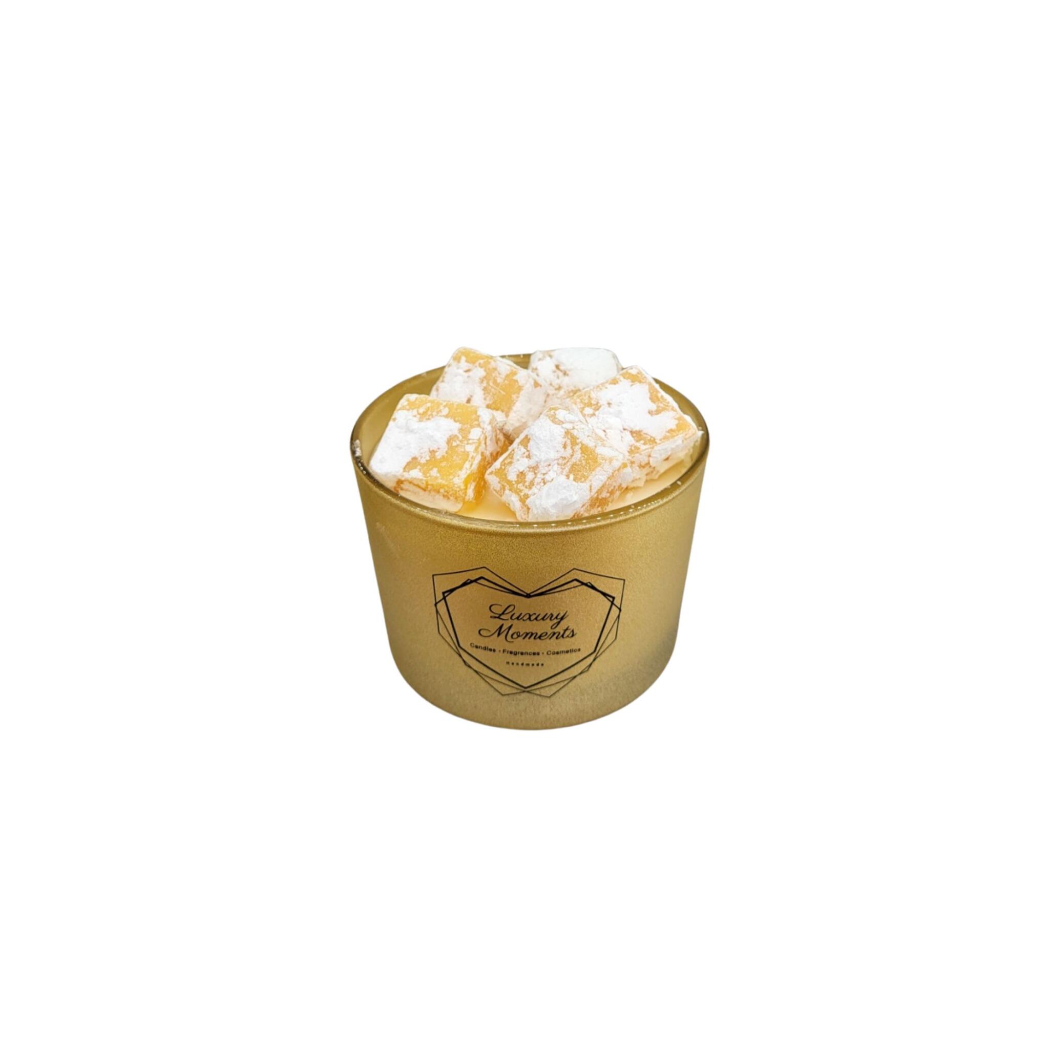 Κερί MINI DECO 200ml - LOUKOUMI (ORANGE)