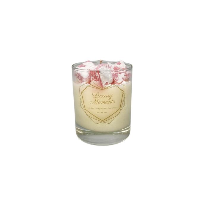 Κερί CLASSIC DECO 220ml - LOUKOUMI (ROSE)